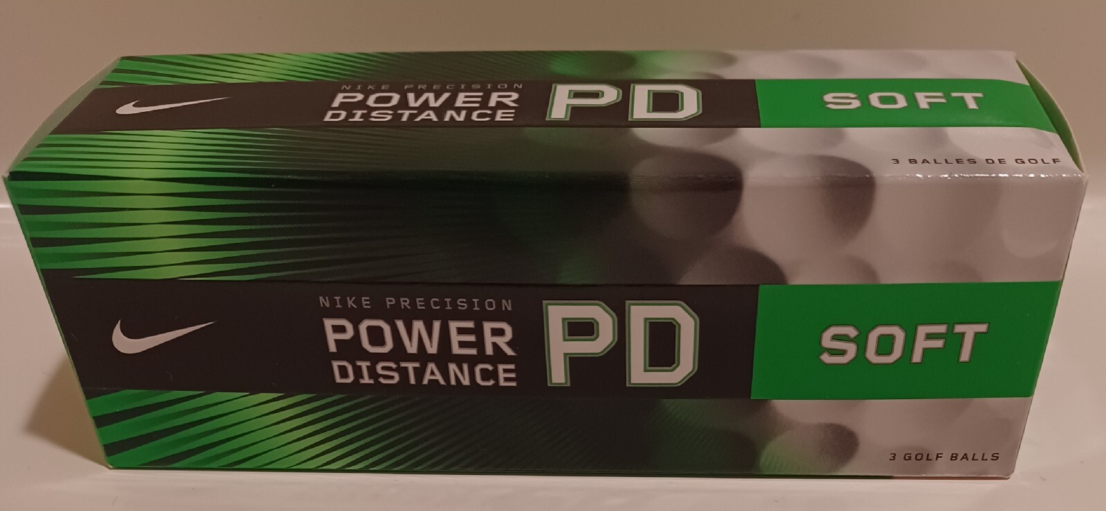 NEW! NIKE Precision Power Distance Golf Balls, Soft, 3 Ball Sleeve