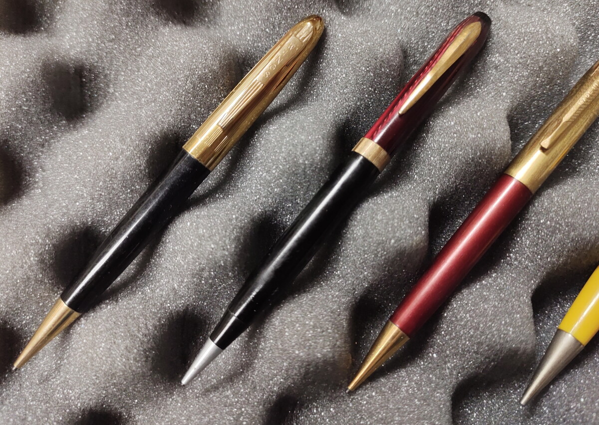 Lot 6 Vintage Assorted Mechanical Pencil Stockton Iron Works Craftsman