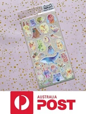 Japanese Cute Animal Watercolour Premium Quality Stickers scrapbooking crafts