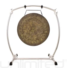 34" to 38" Gongs on the Gibraltar Curved Gong Stand (GCSCG-L)