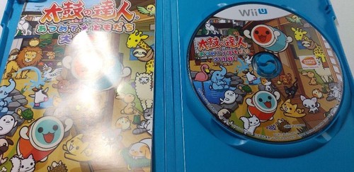 Nintendo Wii U Wii Taiko no Tatsujin Atsumete Friend Daisakusen Japonés USADO - Imagen 2 de 2