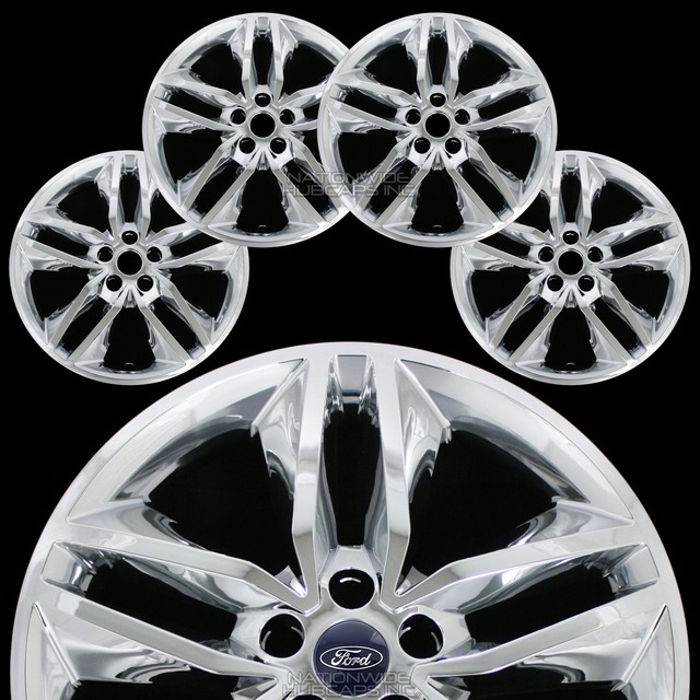 4 Chrome 20152018 Ford Edge SEL 18" Wheel Skins Hub Caps Rim Covers