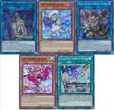 Yugioh Live Twin Budget Deck - Evil Twin Ki-sikil -  Lil-la - Trouble Sunny - NM