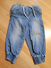 Jeans Schlupfhose, mit Gummibund, Größe 86, John Baner, Blau