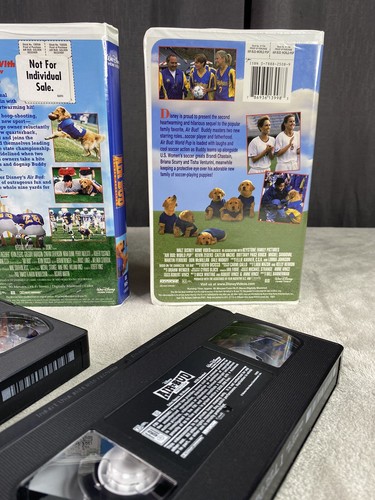 Disney Air Bud 3-Film Movie Bundle (vhs) Clam Shell Case - Picture 11 of 11