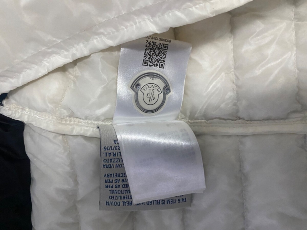 Moncler Foret Down Jacket 41919 99 53279 Womens White Used | eBay
