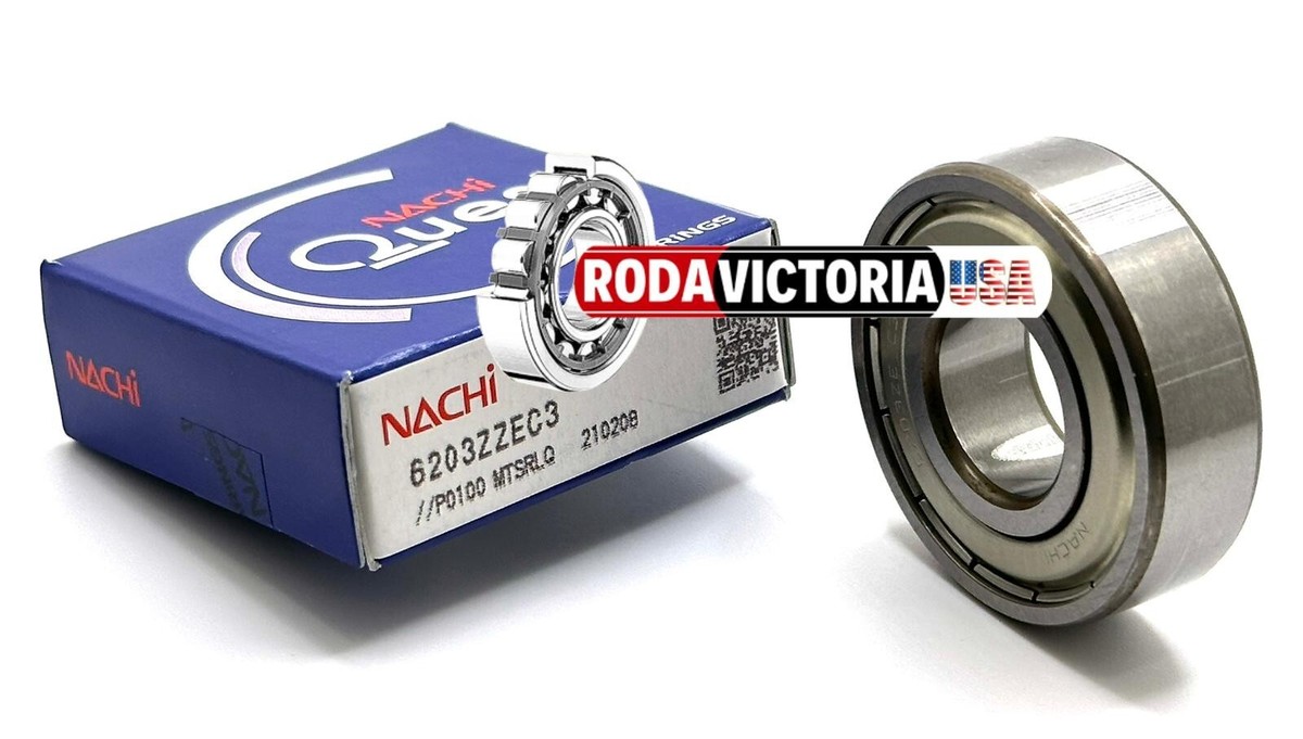 NACHI JAPAN 6203 ZZ C3 DEEP GROOVE BALL BEARING, METAL SHIELDED