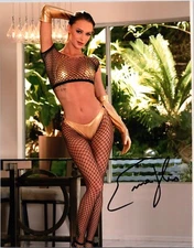 Emma Hix Sexy Hot Autographed Signed 8x10 Photo Adult Model COA Proof 25 38