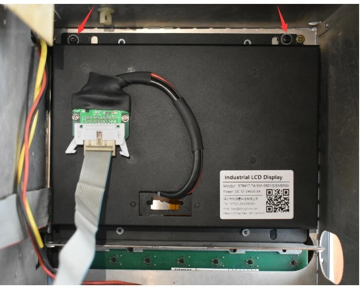 9 inch LCD Screen SM0901 579417TA For Siemens SINUMERIK 810 SM-0901 CRT Monitor - Image 2 of 4