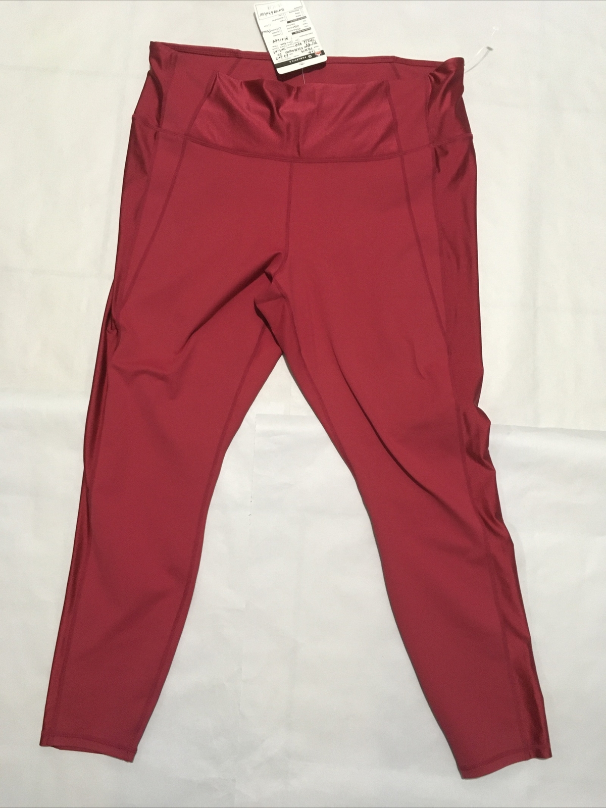 ALTRA Fabletics leggings donna powerh vita alta rosso freddo tg 2xl (nuovo altro)