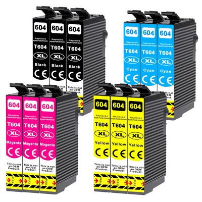 604XL Druckerpatronen Kompatibel für Epson 604 XL Patronen für XP-3200 XP-3205