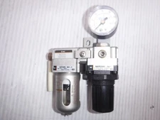SMC NAF2000-N01-C Regulator / NAR2000-N01 / NAC2020-UIB980348 / 9143-06 Gauge