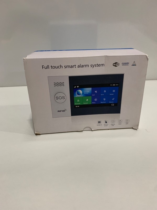 YBJ 16-Piece-Kit Full Touch Screen Wireless Smart Home Alarm System YB107-US-D