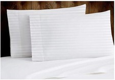 Set of Two Oversized Superhuge Pillow Case - Cover - 100 Egyptian Cotton 600...