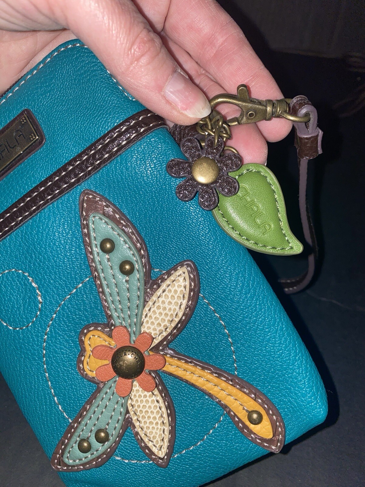 Chala Dragonfly Convertable Wallet Crossbody Purs… - image 7