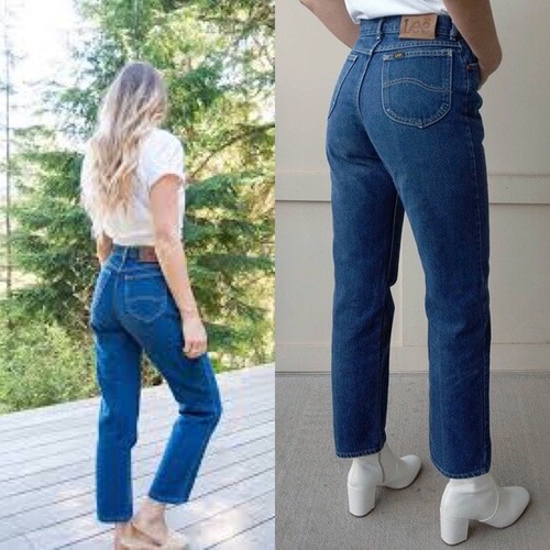 Jeans Lee da donna ragazza a vita alta slim boyfriend vintage nuovi 26 27  28 29 | eBay