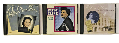 CD Patsy Cline Story 1973, At Her Best 1992, Live 1997 NM 3 Lot - Picture 3 of 3