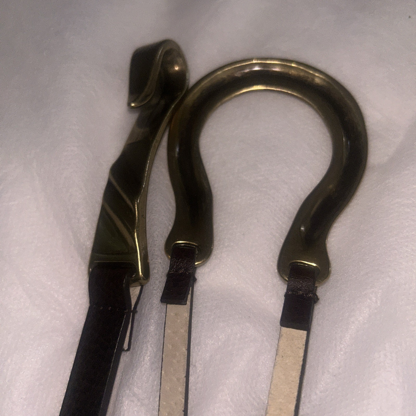 CHICOS Brown Leather Adjustable Back (Hook Belt) … - image 10