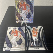 2025 Panini Mosaic Pat Bryant RC Silver Mosaic - Denver Broncos W/ 2 base RC 