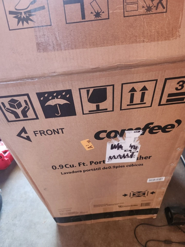 Comfee Portable Washing Machine, 0.9 cu.ft Compact Washer With LED Display - Image 4 of 4