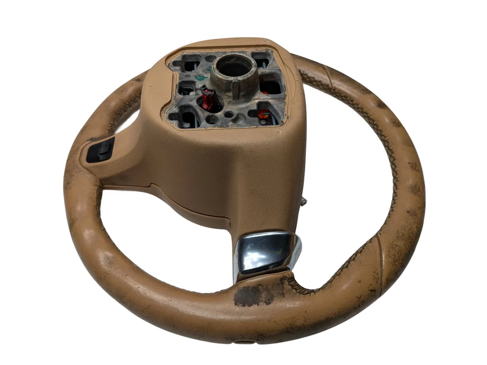 2011 - 2014 Oem Porsche Cayenne Steering Wheel With Control Switch Button Beige - Image 2 of 4