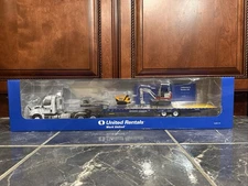 United Rentals First Gear Freightliner Tractor Trailer W Equipment 19-4321