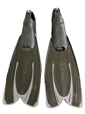 Cressi Flossen Agua Fins - Schwarz - Gr. 37/38 (4/5) Tauchen