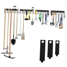  Metal Garage Tool Organizer Wall Mount Garden Tool Organizer With 4 Pack