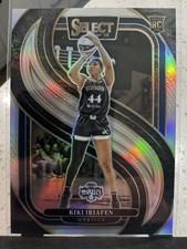 2025 Select WNBA Kiki Iriafen - Premier Level - Silver Prizm Rookie - RC #102