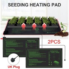 2x Seedling Heat Mat Seed Starter Pad Germination Propagation Animal Heating Pad