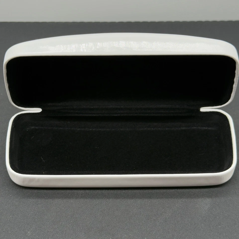 Nine West White Eyeglasses Sunglasses Clamshell Hinged Hard Case - Image 2 of 4