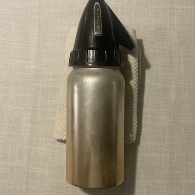 Vintage MCM SPARKLET Streamline Deluxe Chrome Bullet Soda Syphon Seltzer Decor