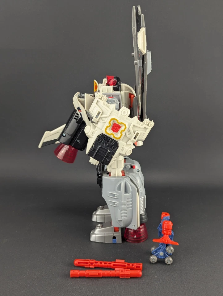 Transformers Armada Jetfire complete Hasbro 2003 Mega Class Minicon Comettor - Image 2 of 4