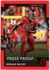 2017 Donruss #135 Gerald McCoy Press Proof Red