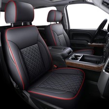 Chevy Silverado/Sierra P01-S1 Seat Covers Full Set, Fit 2019-2024 1500/2020-20..