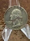 1957 D D/D ERROR Washington Quarter Actual Coin. # RAV64