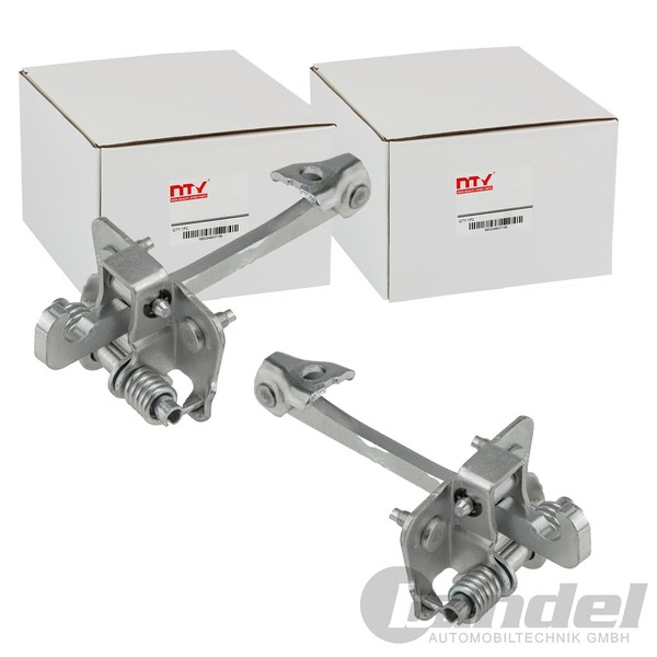 2X NTY TÜRfeststeller TÜRstopper Vorne Passend FüR Opel Movano Renault Master-image