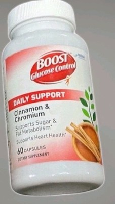 BOOST Glucose Control Daily Support Supplement 60 Capsules Exp 3/2027 New Sealed