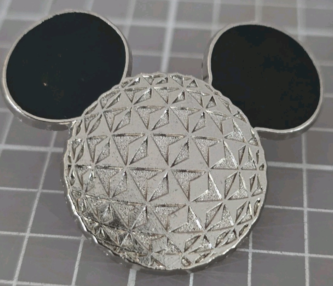Disney Pin Mickey Mouse Icon Spaceship Earth  Walt Disney World 