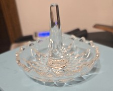 Clear Glass Ring Holder Jewelry Organizer Dis...