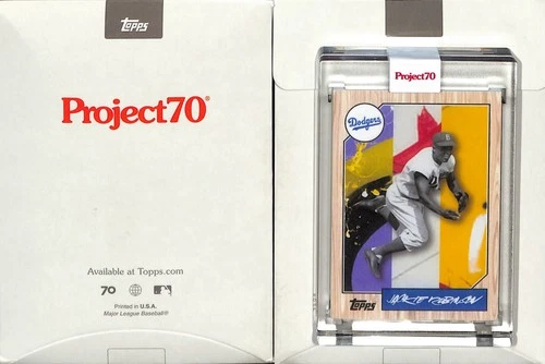 2021 TOPPS PROJECT 70 #42 1987 JACKIE ROBINSON - BROOKLYN DODGERS - FUTURA