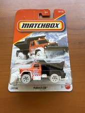 Matchbox Tractor Orange Snow Plow Crew Snowflake Emblem Plowverizer Dump Truck Matchbox Tractor Orange Snow Plow Crew Snowflake Emblem Plowverizer Dump Truck