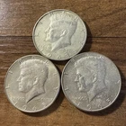 1965 1968 Kennedy 40% Silver Half Dollar 3 Coins