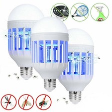 Mosquito Killer Bug Zapper Light Fly Trap Outdoor Indoor Insect Control Bulbs