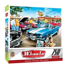 MasterPieces Wheels - Top Prize 750 Piece Jigsaw Puzzle for Adults, 18"x24."