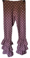 Matilda Jane Size 14 Wonderment Looking Ahead Purple Bennys Polka Dot Teal Bows