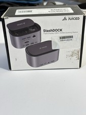 Juiced StashDOCK USB-C NVMe Dock Triple Display 4K HDMI DP Ethernet