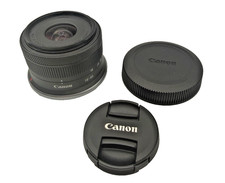 Excellent Canon RF-S 18-45mm f/4.5-6.3 IS STM Lens Front Back Caps