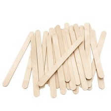200 Pcs Natural Wooden Craft Sticks Popsicle Ice Cream Sticks 4.5 Inch DIY Wood