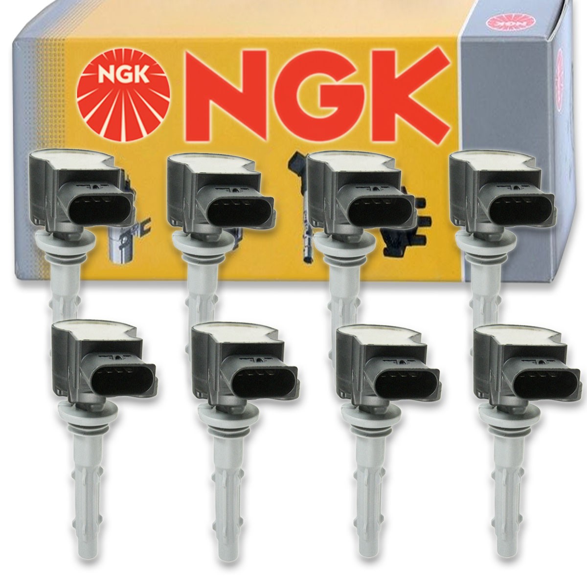 8 pcs NGK Ignition Coil for 2013-2014 Mercedes-Benz G63 AMG 5.5L V8 - Spark rl